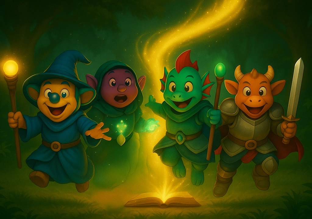 Story Spinners — Tic-Tac-Toe (Kids)